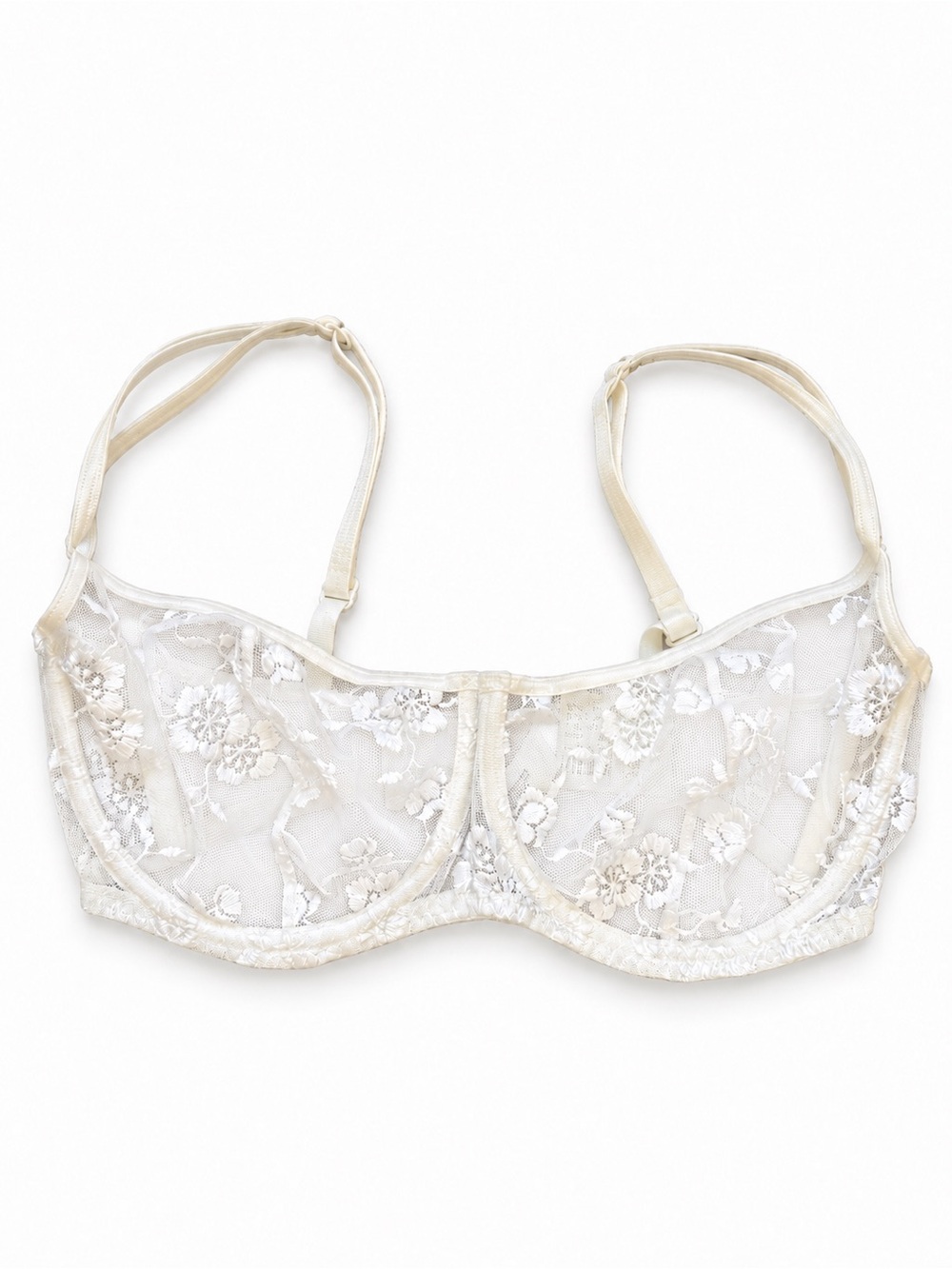Victoria’s Secret Vintage Sheer Embroidered Underwire Bra 36C NWT